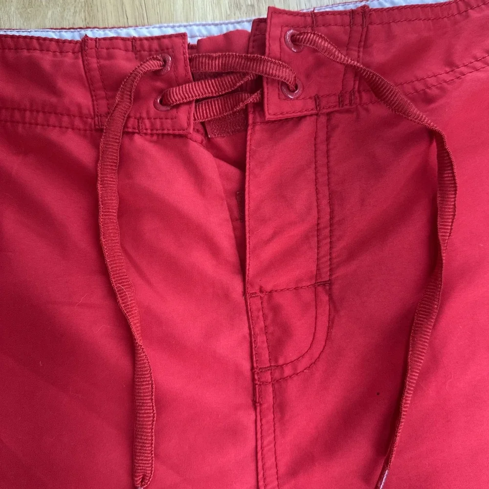 Body Glove Men's‎ Board Shorts Swim Trunks Size 40 Red Drawstring Waist